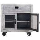 Industrial 2-Door Accent Chest - Michael's Discount Furniture