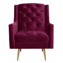 Bryan Accent Chair w/ Gold Legs - Michael's Discount Furniture