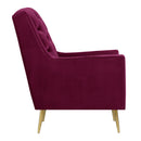 Bryan Accent Chair w/ Gold Legs - Michael's Discount Furniture