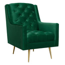 Bryan Accent Chair w/ Gold Legs - Michael's Discount Furniture