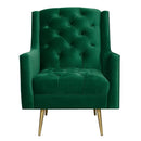 Bryan Accent Chair w/ Gold Legs - Michael's Discount Furniture