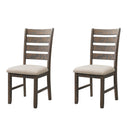 Jax Ladder Back Side Chair Set of 2 - Michael's Discount Furniture
