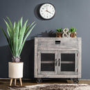 Industrial 2-Door Accent Chest - Michael's Discount Furniture