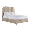Harper King Upholstered Storage Bed - Michael's Discount Furniture