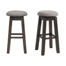 Morrison 30" Swivel Backless Bar Stool Set of 2 - Michael's Discount Furniture