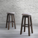 Morrison 30" Swivel Backless Bar Stool Set of 2 - Michael's Discount Furniture