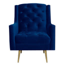 Bryan Accent Chair w/ Gold Legs - Michael's Discount Furniture