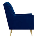 Bryan Accent Chair w/ Gold Legs - Michael's Discount Furniture