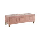 Crosby Tufted Storage Ottoman - Michael's Discount Furniture