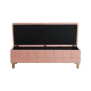 Crosby Tufted Storage Ottoman - Michael's Discount Furniture