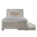 Platinum Youth Full Platform Bed w/ Trundle - Michael's Discount Furniture