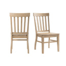 Lakeview Slat Back Side Chair Set of 2 - Michael's Discount Furniture