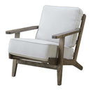 Metro Accent Chair in Taupe w/ Antique Legs - Michael's Discount Furniture