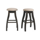 Stone 30" Swivel Backless Bar Stool Set of 2 - Michael's Discount Furniture