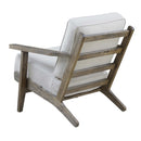 Metro Accent Chair in Taupe w/ Antique Legs - Michael's Discount Furniture