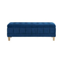 Crosby Tufted Storage Ottoman - Michael's Discount Furniture