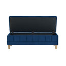 Crosby Tufted Storage Ottoman - Michael's Discount Furniture