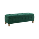Crosby Tufted Storage Ottoman - Michael's Discount Furniture