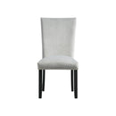 Francesca Gray Velvet Side Chair set of 2 - Michael's Discount Furniture