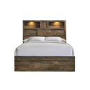 Bailey Queen Bookcase Panel Bed with Bluetooth
