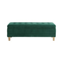 Crosby Tufted Storage Ottoman - Michael's Discount Furniture