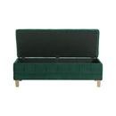 Crosby Tufted Storage Ottoman - Michael's Discount Furniture