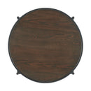 Vienna Round End Table with Wooden Top - Michael's Discount Furniture
