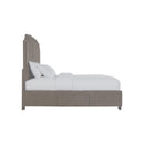 Harper Queen Upholstered Storage Bed - Michael's Discount Furniture