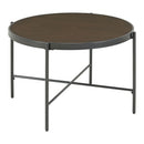 Vienna Round Coffee Table with Wooden Top - Michael's Discount Furniture