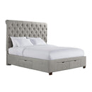 Waldorf King Upholstered Storage Bed - Michael's Discount Furniture
