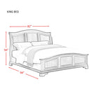 Cameron Cherry King Panel Bed - Michael's Discount Furniture