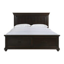 Slater King Platform Storage Bed in Black - Michael's Discount Furniture