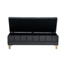 Crosby Tufted Storage Ottoman - Michael's Discount Furniture
