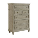 Whit-Ash 5-Drawer Chest in Light Grey - Michael's Discount Furniture