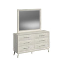 Westland Dresser and Mirror Set in Almond - Michael's Discount Furniture