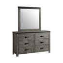 Wade Youth 6 Drawer Dresser & Mirror Set - Michael's Discount Furniture
