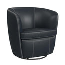 Vito Swivel Chair in Pebble Navy - Michael's Discount Furniture