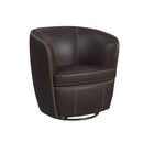 Vito Swivel Chair in Pebble Brown - Michael's Discount Furniture