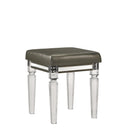 Twenty Nine Dressing Stool W/Acrylic Leg - Michael's Discount Furniture