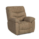 Trifecta P3 Recliner W/Heat Massage, √Ç zero gravity, memory foam in Sefi Puppy - Michael's Discount Furniture