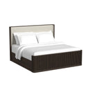 Sylvie UPH Bedroom Set with White Fabric - Michael's Discount Furniture