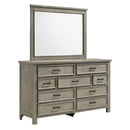 Sullivan Dresser & Mirror Set in Drift Grey - Michael's Discount Furniture