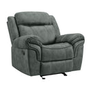 Sorrento Glider Recliner in FB367 Charcoal