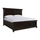 Slater Platform Storage Bedroom Set Black - Michael's Discount Furniture