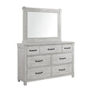 Scott Dresser & Mirror Set White Finish - Michael's Discount Furniture