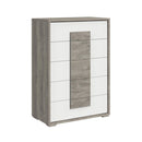 San Matteo 5-Drawer Chest in Dual Tone - Michael's Discount Furniture