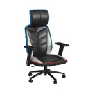 Rollins Gaming Chair with LED and Speaker in Black and Khaki - 3A Packing - Michael's Discount Furniture