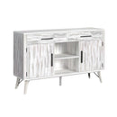 Rogen Rustic Buffet in Rustic White - Michael's Discount Furniture