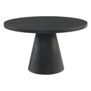 Portland Standard Height Dining Set in Black-Rectangular Table and Four Chairs - Michael's Discount Furniture