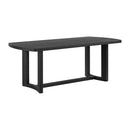 Portland Rectangular Dining Table in Black - Michael's Discount Furniture
